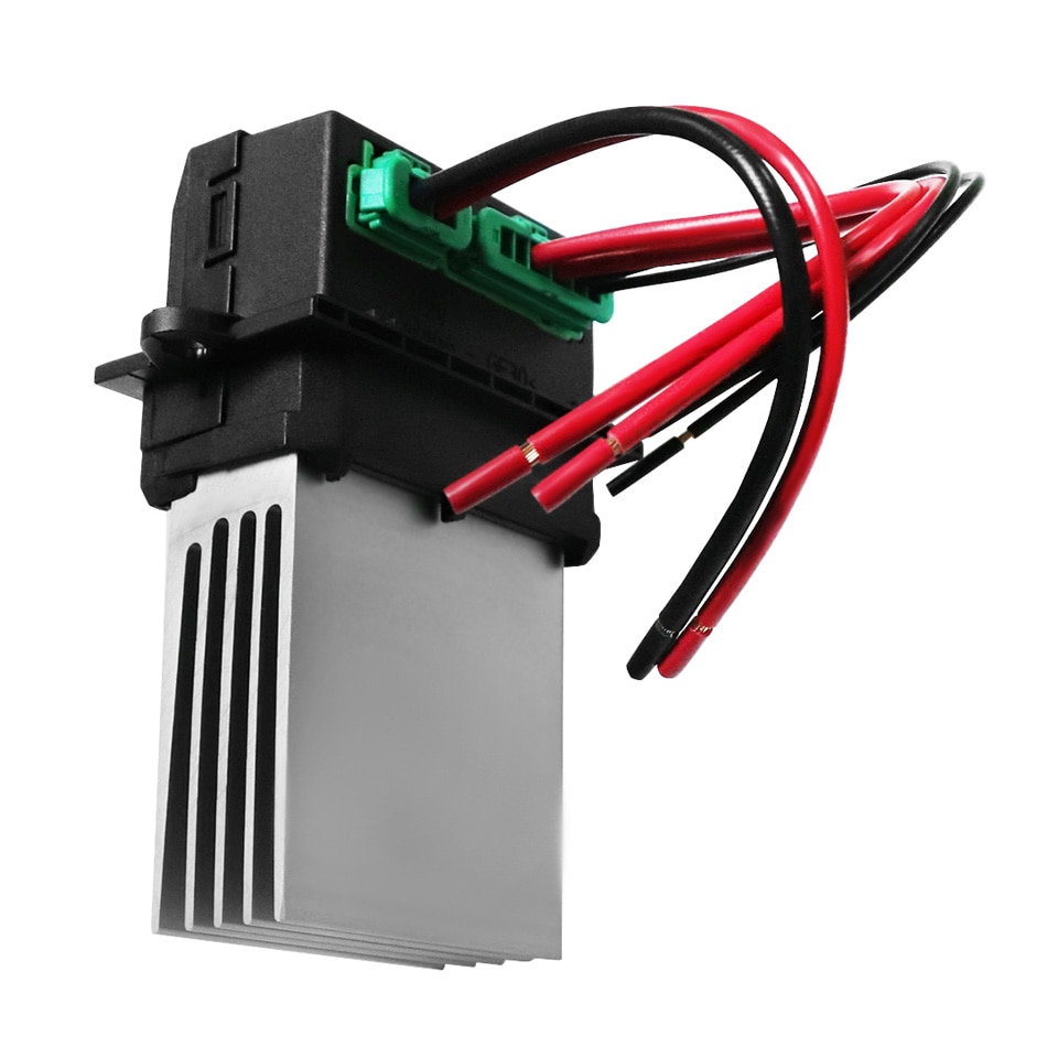 Resistencias de ventilador calentador + conector/cable, calefactor para Nissan Tiida Livin Citroen Renault Megane Scenic Clio PEUGEOT 207 607 6441.L2