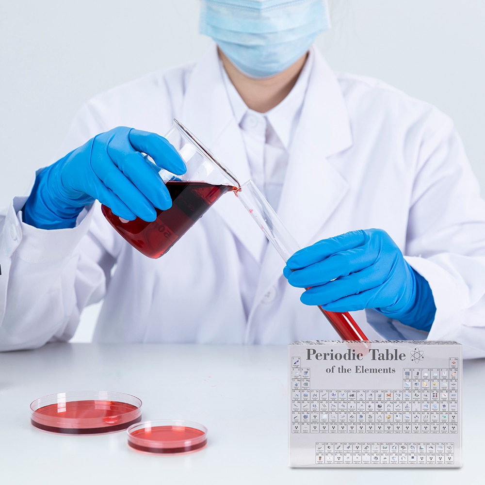 Periodic Table Display With Elements Craft Bottle Decoration Nature Science Toys Decorative For sticker Decoer