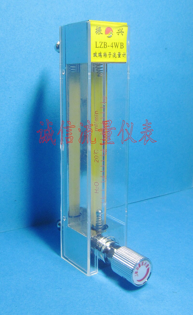 LZB-4WB Glas Rotor Flowmeter Liquid Water Gas Flowmeter Luchtstroom Meter16-160ML/Min/0.3-3L-Min-Gas