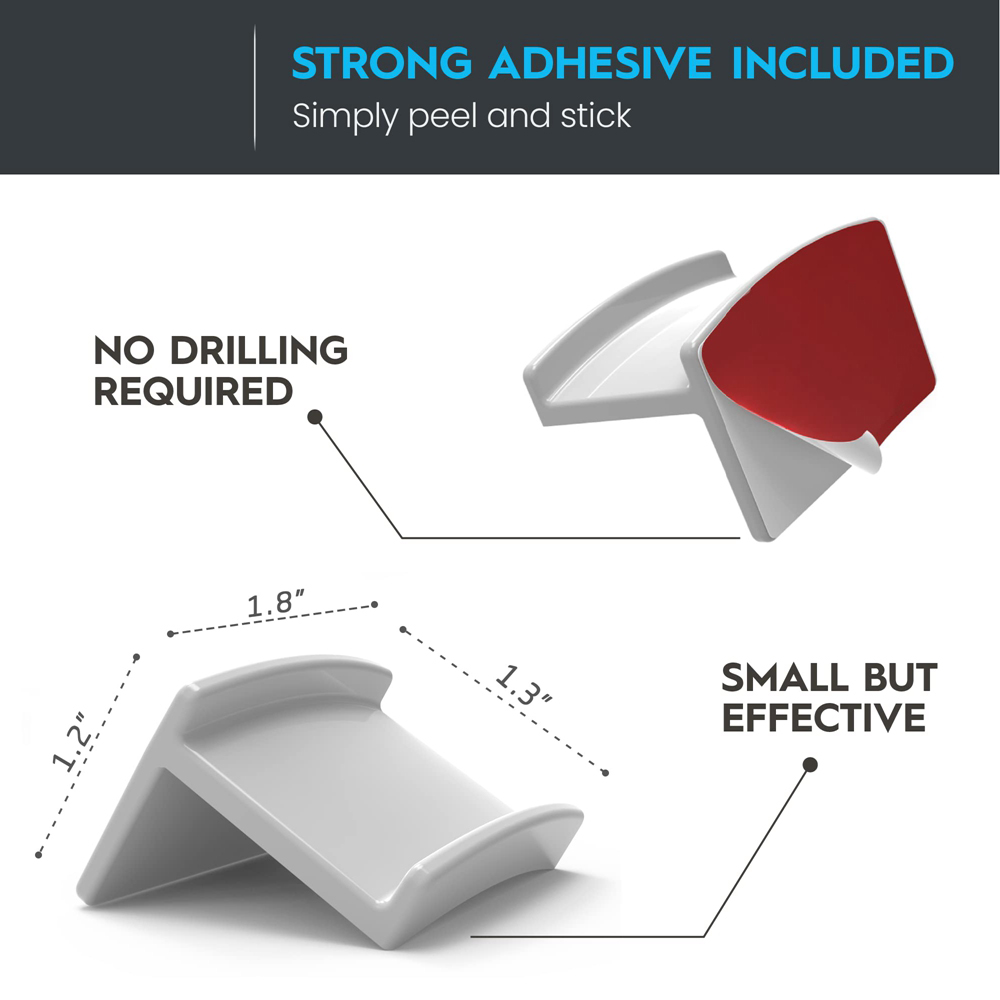 Estante adhesivo para sombreros, ganchos de exhibición para puerta de pared, soporte para gorra de béisbol, organizador de almacenamiento de armario, colgador de gorra fuerte, 10 Uds.