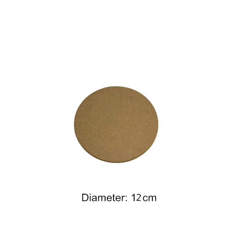 Tablero de densidad de cerámica, placa de compresión de secado, mesa de arena, modelo, placa inferior, losa de dibujo para hornear, 15/25/30CM: diameter 12cm