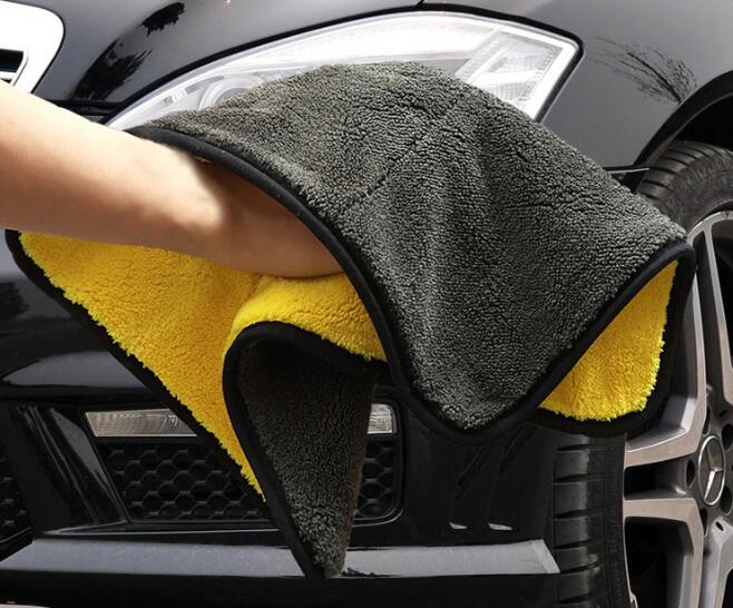 Toalla de baño de terciopelo Coral de secado rápido Toalla de limpieza para coches muebles de cocina uso General