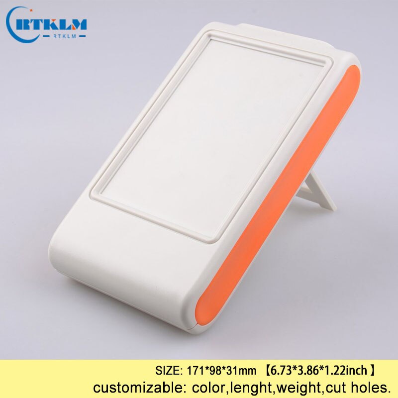 Handheld Plastic Doos Voor Elektronische Project Junction Box Abs Plastic Behuizing 3 Kleuren Diy Voeding Project Box 171*98*31Mm