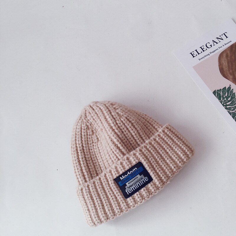 Gcroet 1PC Cat Beanie Vintage Gestreifte Y2k Beanie Mütze mit Stern