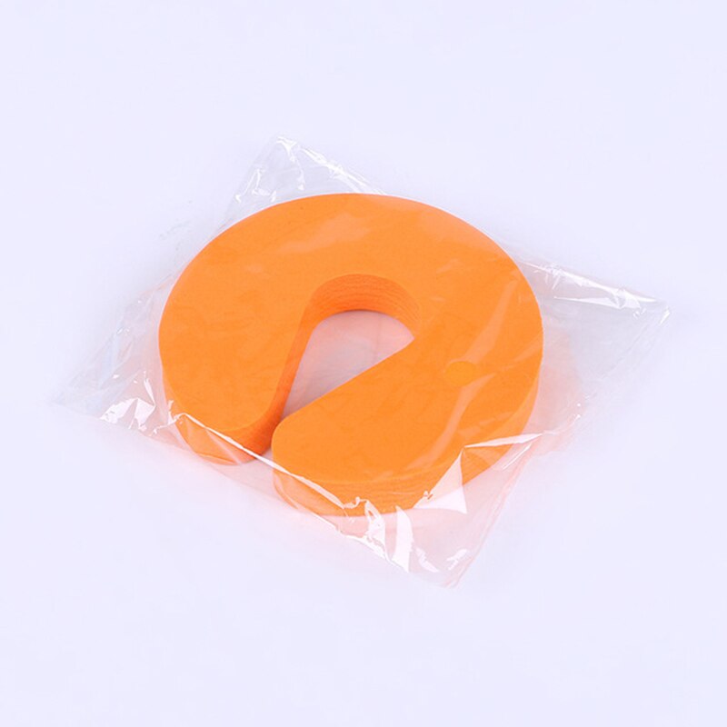 5 sztuk ogranicznik robić drzwi dla dziecka ochraniacz na palce bezpieczeństwo dziecka bezpieczeństwo dzieci niemowlę w kształcie litery C blokada drzwi ogranicznik robić drzwi: pomarańczowy