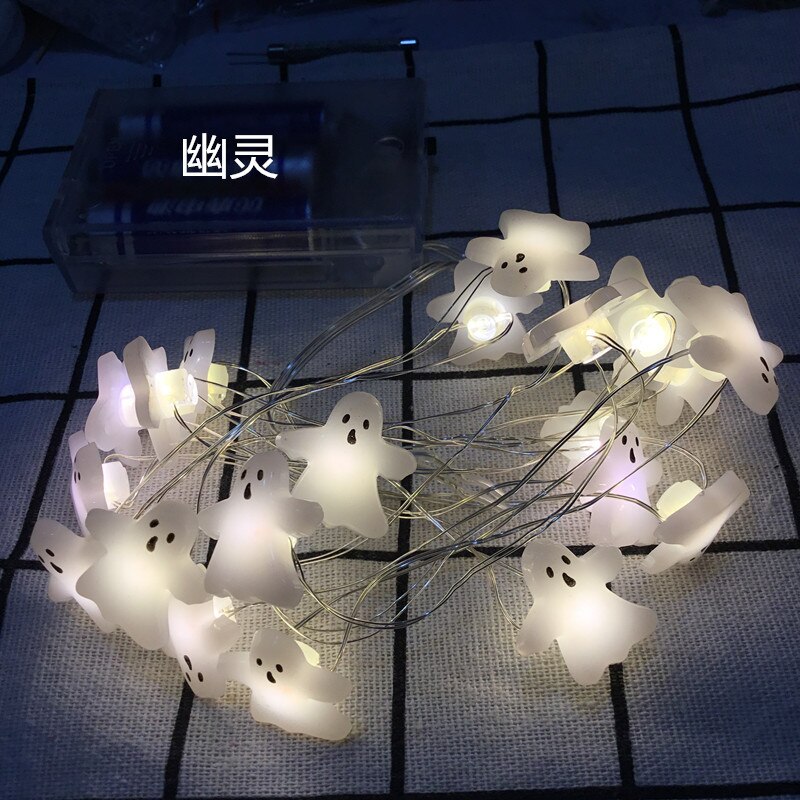 Led string lights Christmas decoration deer snowman pumpkin ghost snowflake Christmas tree copper string lights