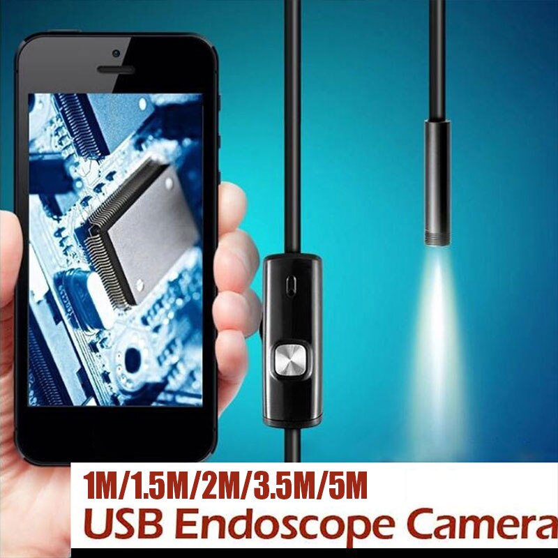 3 In 1 5.5Mm Monitoring Endoscoop Computers Oor Lepel Borescope Praktische Foto 'S Handheld Endoscoop Real-Time Video