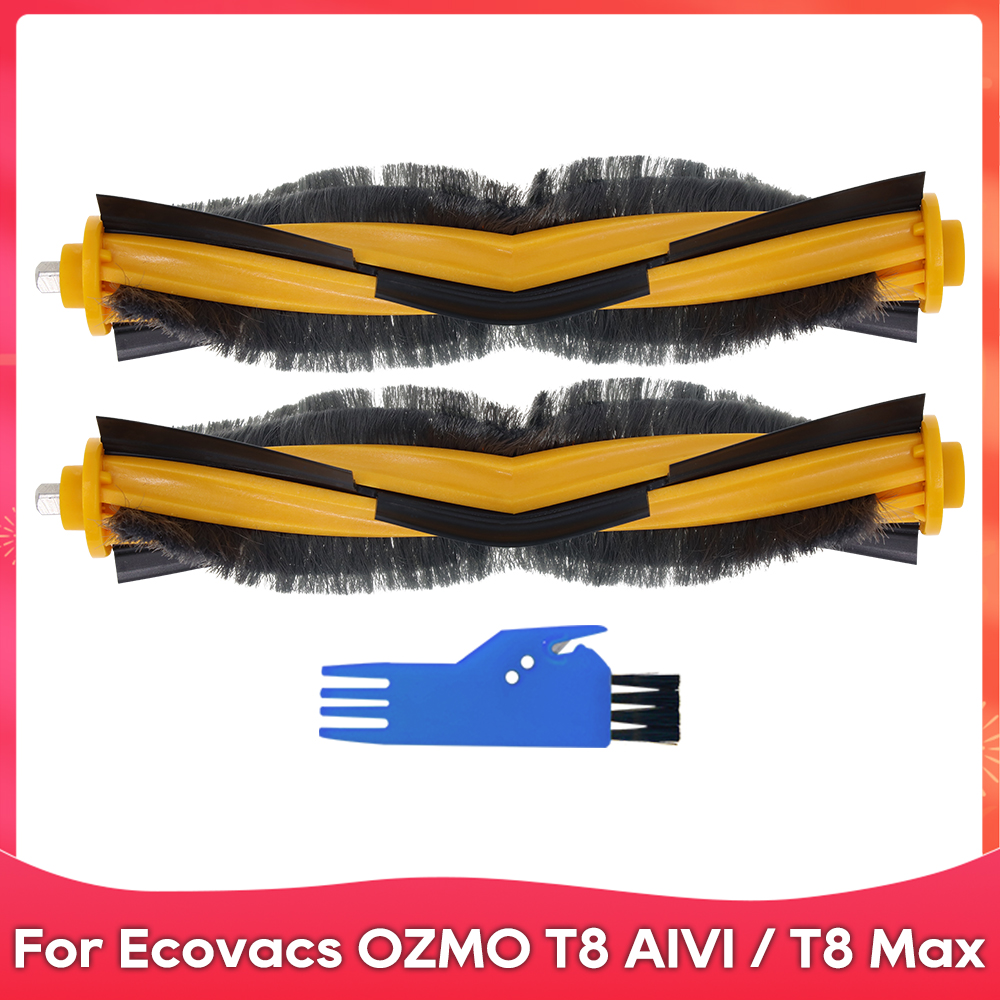 Passend für Ecovacs DEBOT OZMO T8+ / T8 AIVI / T8 Max / N8 Plus / N8 Profi Rolle Seitliche Bürste Filter Mopp Staubbeutel Zubehörteile: Armee Grün