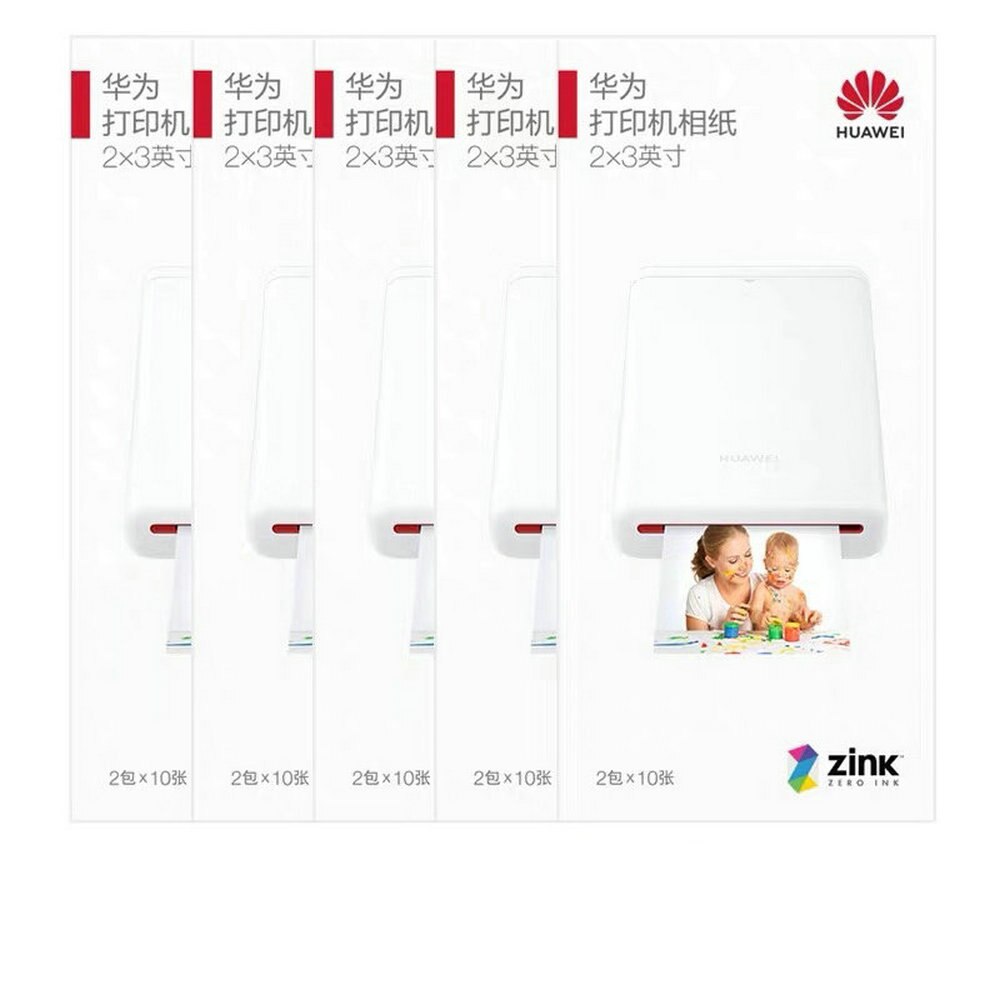 Huawei 2*3 Zoll Zink Foto Papier Für Huawei CV80 Drucker HP Kanon Zoemini LG PD261 251 233 239SP foto Papier Fotografico