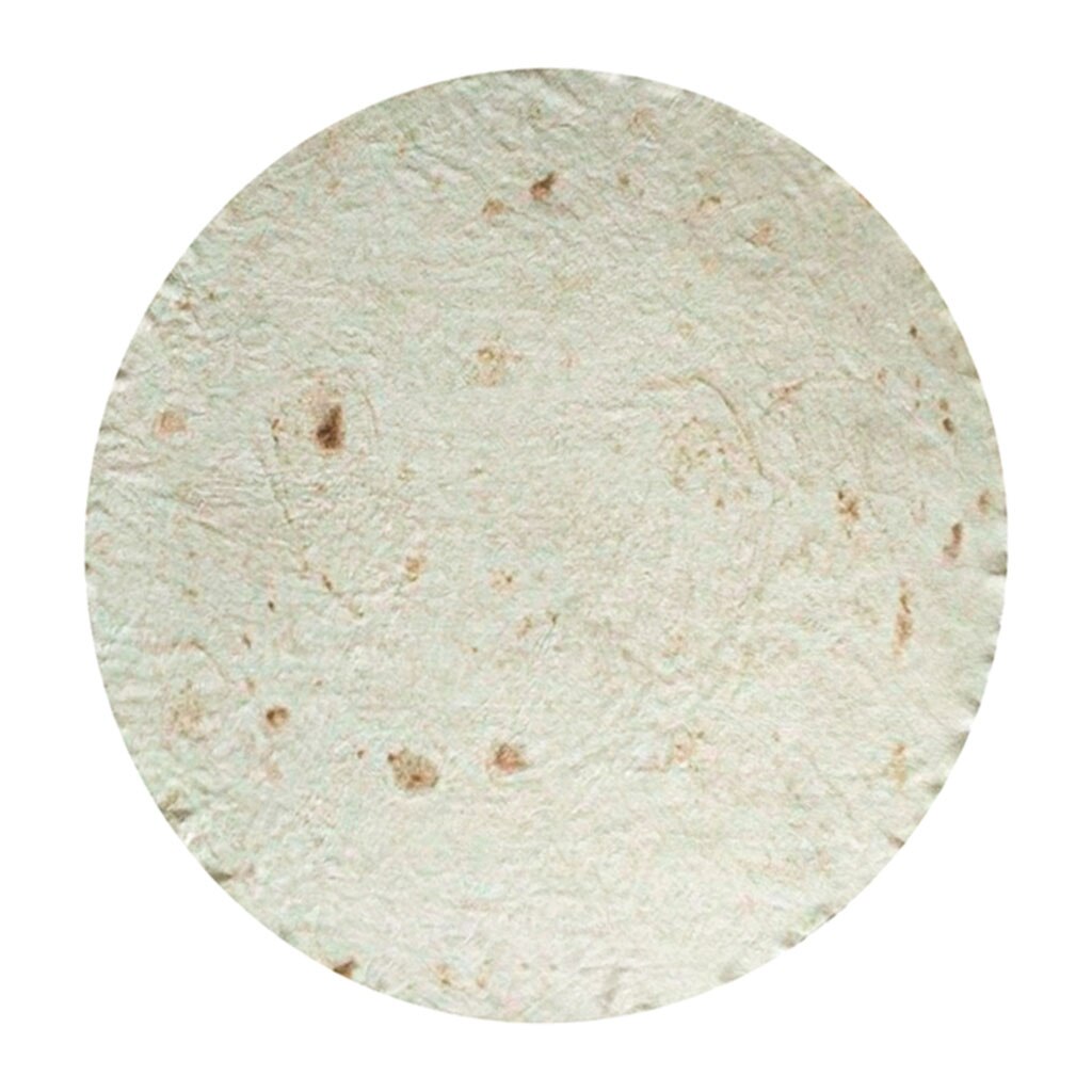 Tortilla Wrap Blanket Burrito Round Wrap Throw Blanket Novelty Food Blankets