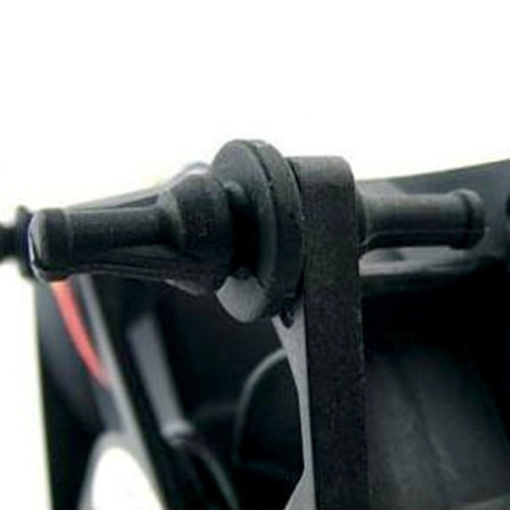 32 PCS Rubber Anti Vibration Mount Screw Pin Rivet for PC Case Fans