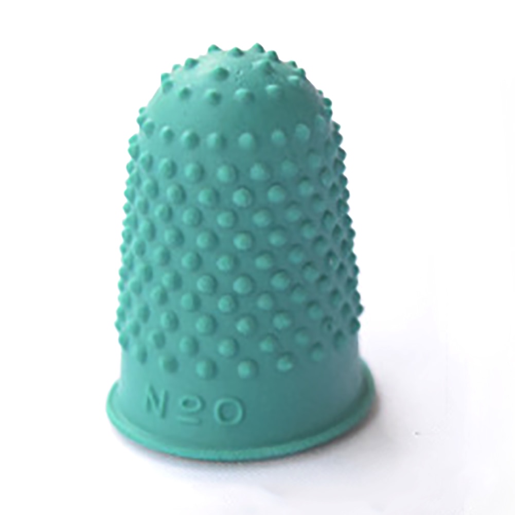 5pcs Thimble Counting Sewing Protector Rubber Quilter Craft Cone Finger Tip Needlework Soft & Non-Slip Protection Practical