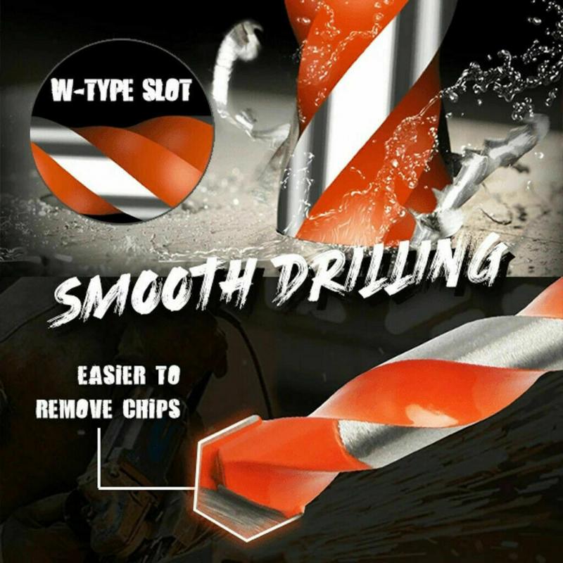 Multifonctionnel ultime forets en céramique verre trou de poinçonnage travail 6-12mm tournevis électrique foret foret