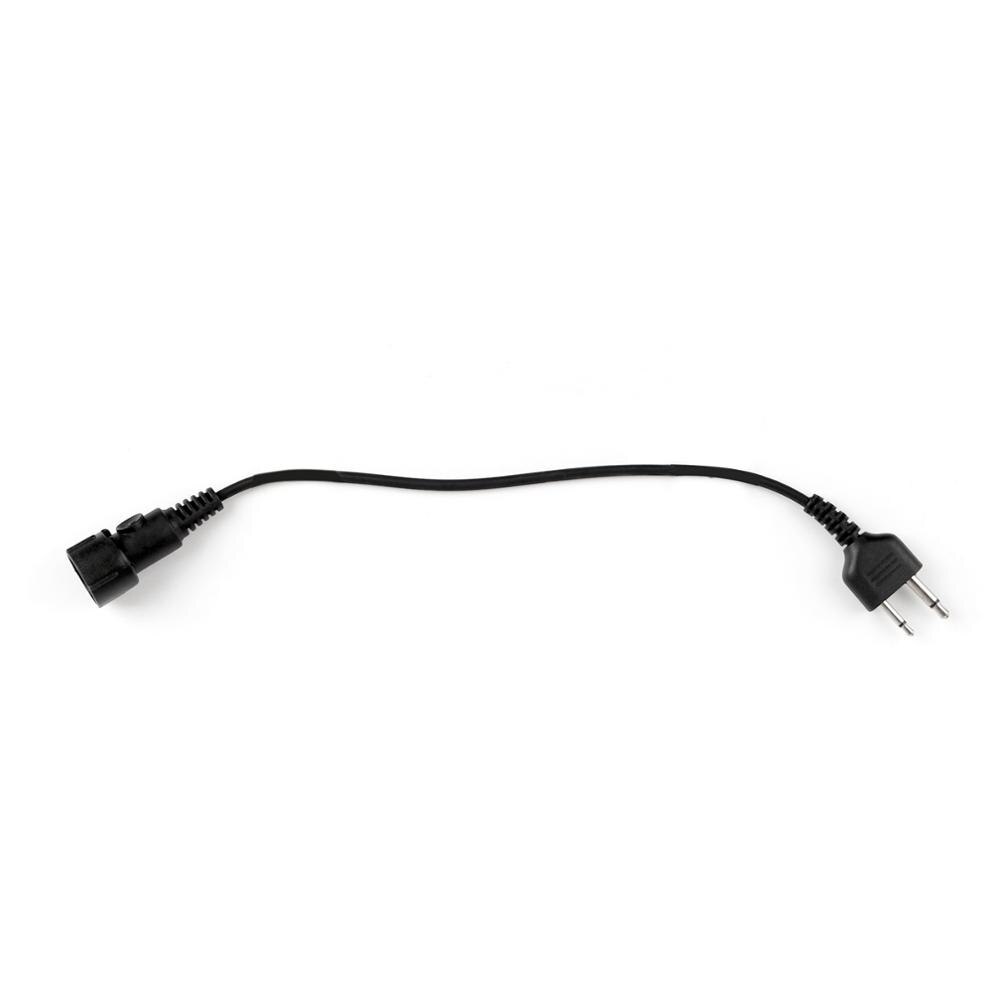 Artudatech 5 stk 2 pin mini din stik stik kabel til icom ic til cobra cb lige stik 2 wau radio headset