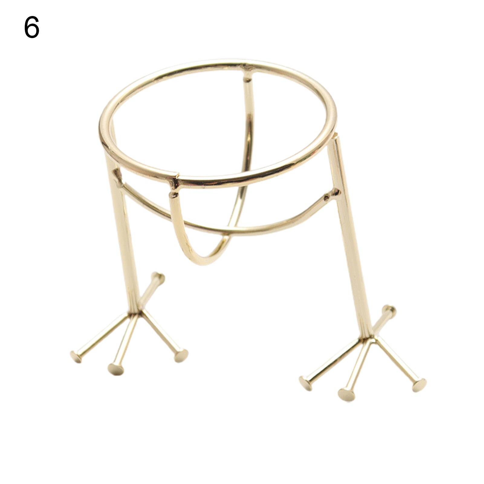 1PC Metal Makeup Sponge Holder Makeup Puff Powder Puff Blender Storage Rack Sponge Drying Stand Holder Makeup Brushes Puff Tools: 6