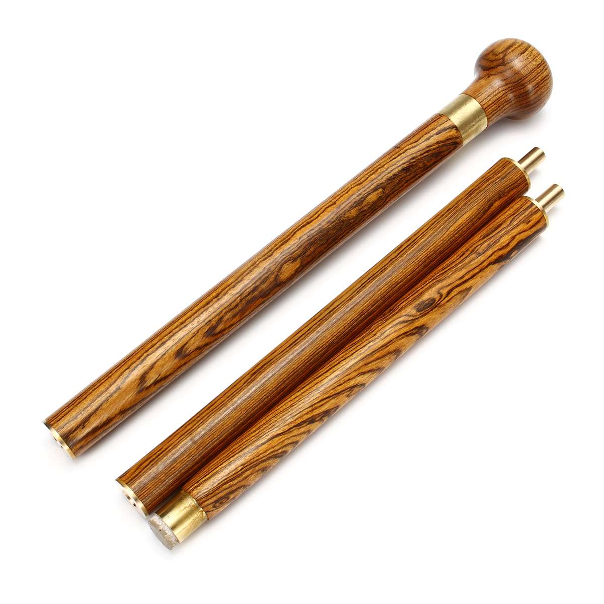 Multi-functio Vouwen Riet Wandelstok Trekking Outdoor Verstelbare Camping Stok Walking Trouwe Sticks Voor Toerisme of oudere: Geel