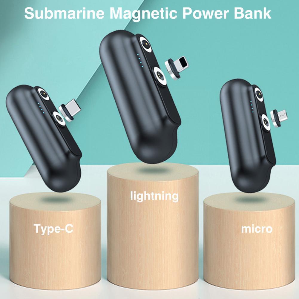 Mini Power Bank Portable For 12 13 Series Wireless Charging External Battery Pack Mobile Phone For W5m2