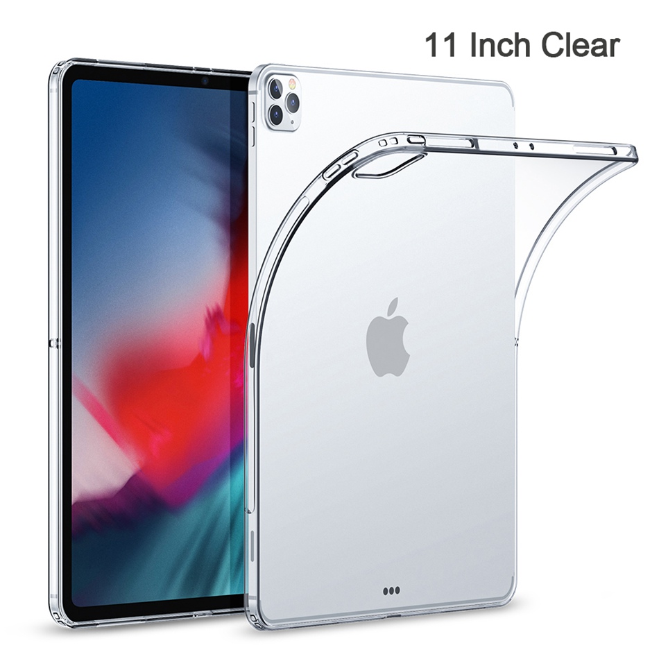 Ultra Dünne Klarer fallen Für iPad Profi 11 12,9 Zoll fallen Silikon transparent TPU Abdeckung Für NEUE iPad Profi 12,9 fallen Coque Fundas: Pro 11 Zoll klar