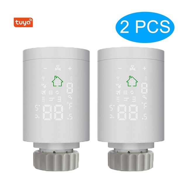 Hapythda Zigbee 3.0 – actionneur de radiateur intelligent, thermostat Programmable Tuya, vanne TRV, contrôleur de température Via Alexa