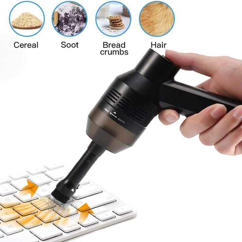 Toetsenbord Stofzuiger, Usb Mini Vacuum Computer Cleaners,Portables Handheld Stofzuiger Dust Collector Voor Haren