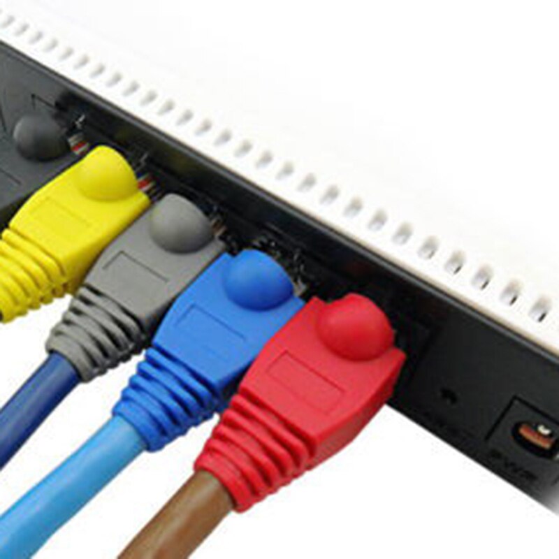 rj45 caps connector cover cat5 cat5e cat6 network boots lan ethernet cable rg rj 45 sheath cat 6 lan multicolour color