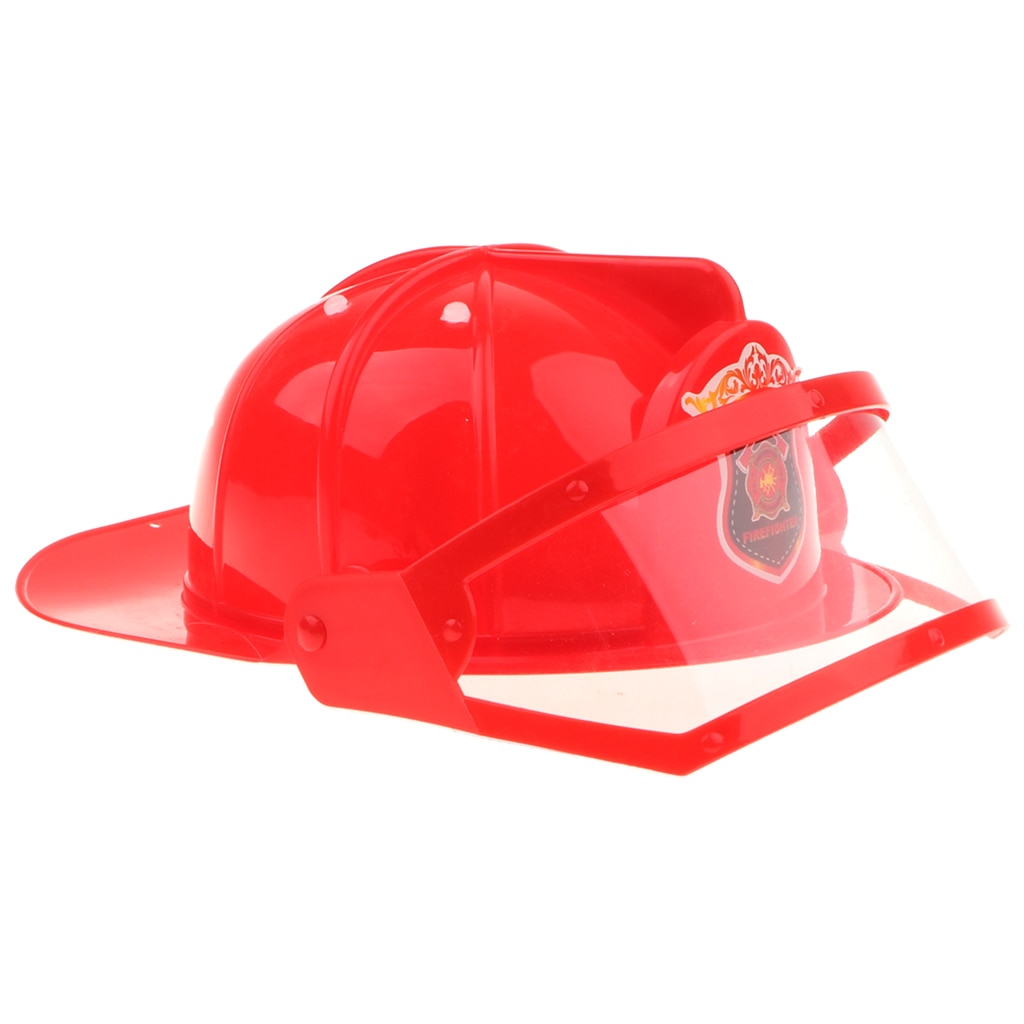 Kid Fantasiespel Brandweerman Helm Firefighter Hat Kostuum Partij Rollenspel Speelgoed