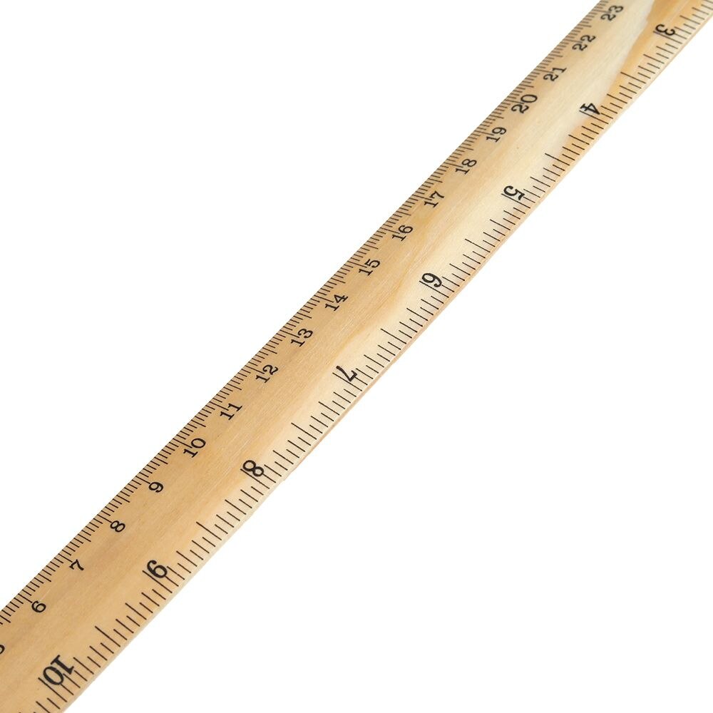15cm 20cm 30cm Wooden Ruler Double Sided Student Stationery Measuring Tool School Office Supply 1PCS
