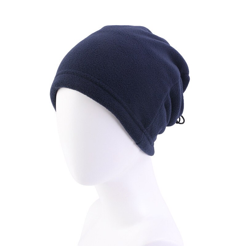 Fleece Lightweight Warm Winter Snood Scarf for Men Outdoor Sport Windproof Face Mask Male Bandana Caps Casual Beanies