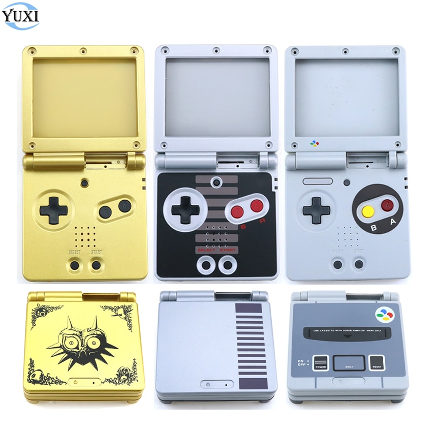 YuXi For GameBoy Advance SP Classic NES Limited Edition Housing Shell For GBA SP Full Housing Case Replacement Parts