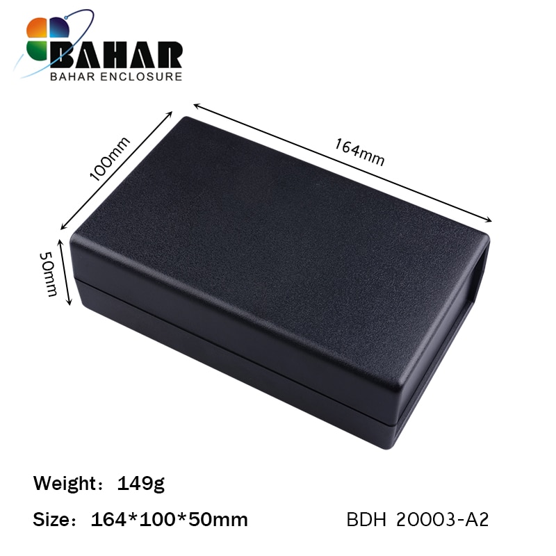 Ip54 plastic electronics box control instrument box enclosure for pcb plastic box for connectors 164*100*50mm