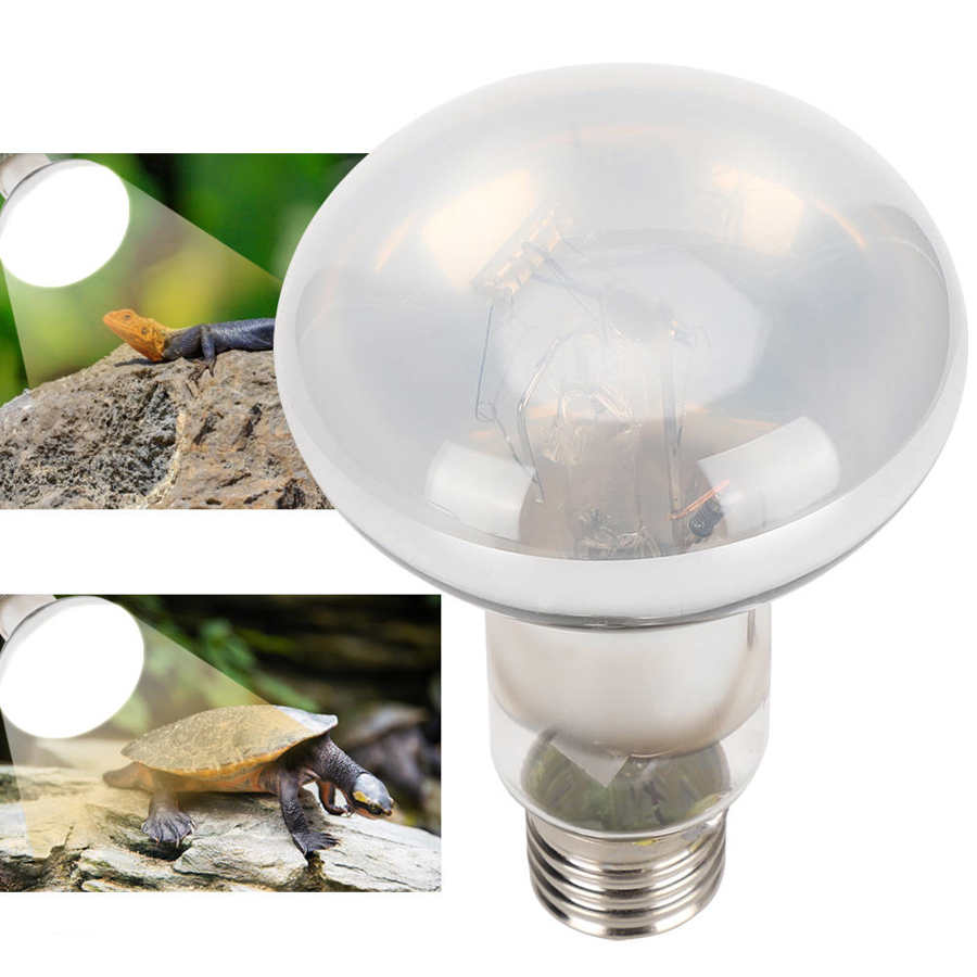 Reptile Bulb Reptile Heat Basking Lamp Light Ultraviolet UVB Full Spectrum Solar Lamp (220V) Temperature Control Heat Bulb