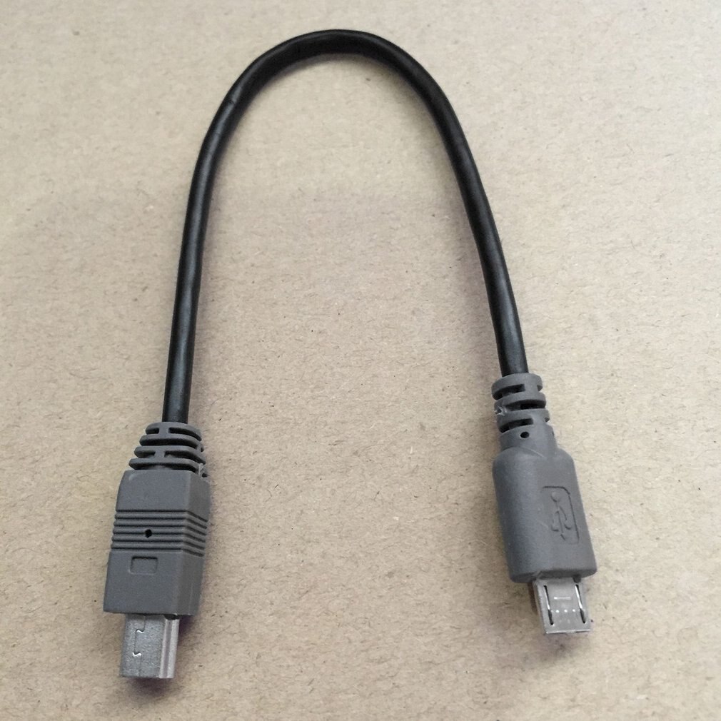 20Cm Micro Usb Naar Mini Usb Otg Kabel Male Naar Male Converter Adapter Data Opladen Mini 5-Pin usb Verlengkabel