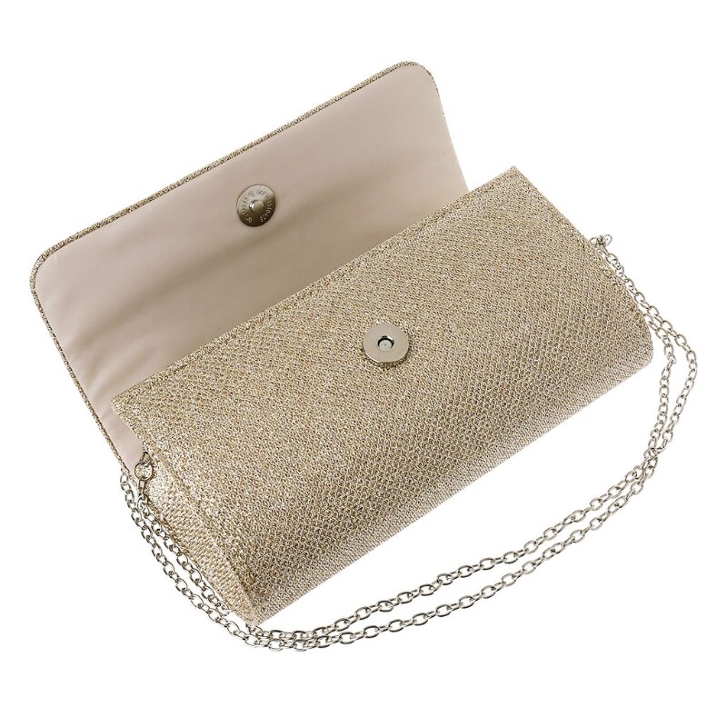 THINKTHENDO Women's Evening Shoulder Bag Bridal Clutch Party Prom Wedding Handbag