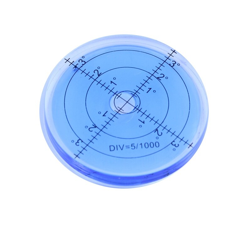Circular Bubble Level 66*10mm Spirit Level Degree Mark Surface Round Level Bubble for Measuring Instrument Green Red Blue White: blue