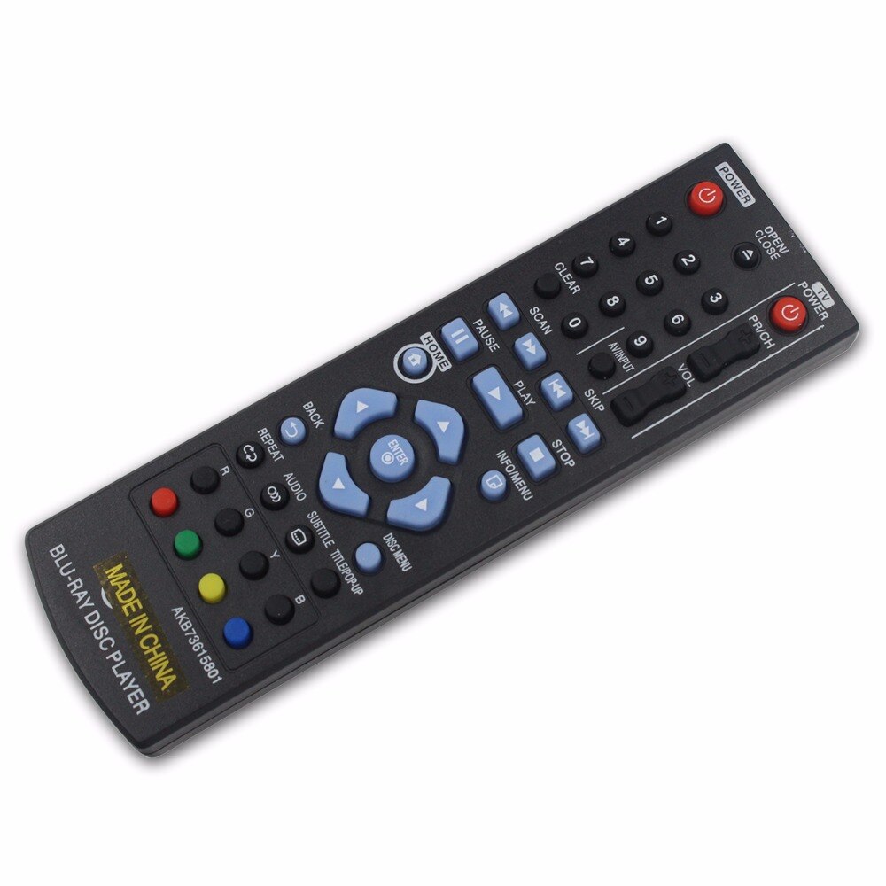 For LG REMOTE CONTROL BP125 & BP325 BLU RAY PLAYER AKB73615801