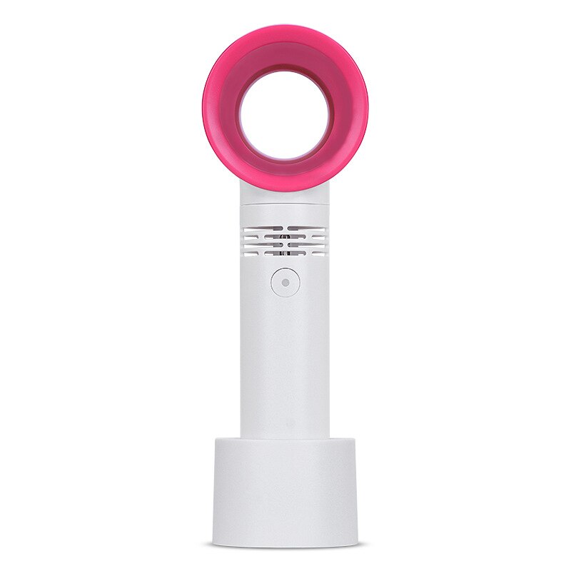 Bladeless Ventilator - USB Oplaadbaar - 3 Snelheden - Draagbare Mini Airconditioner Koeler: Wit