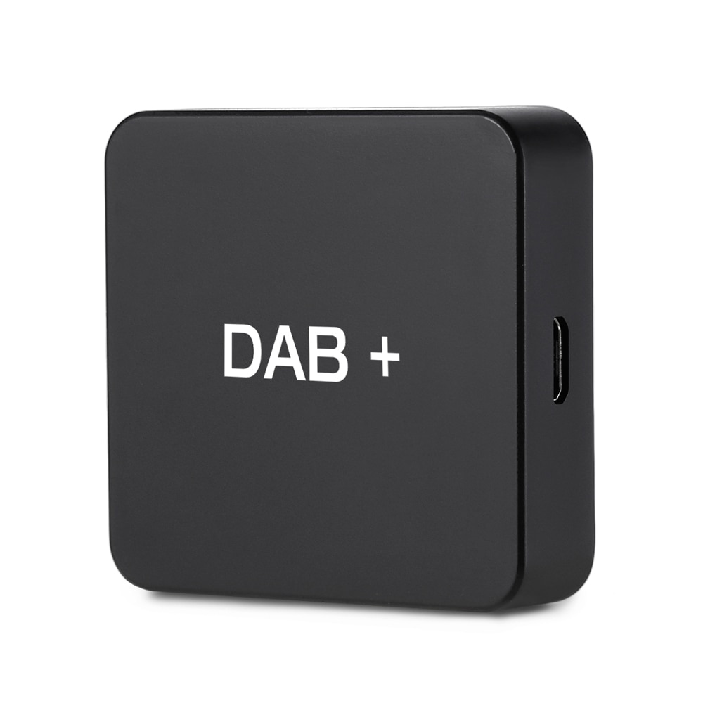 DAB 004 DAB+ Box Digital Radio Antenna Tuner for Car Radio Android 5.1 USB Powered for Android car dvd player: black