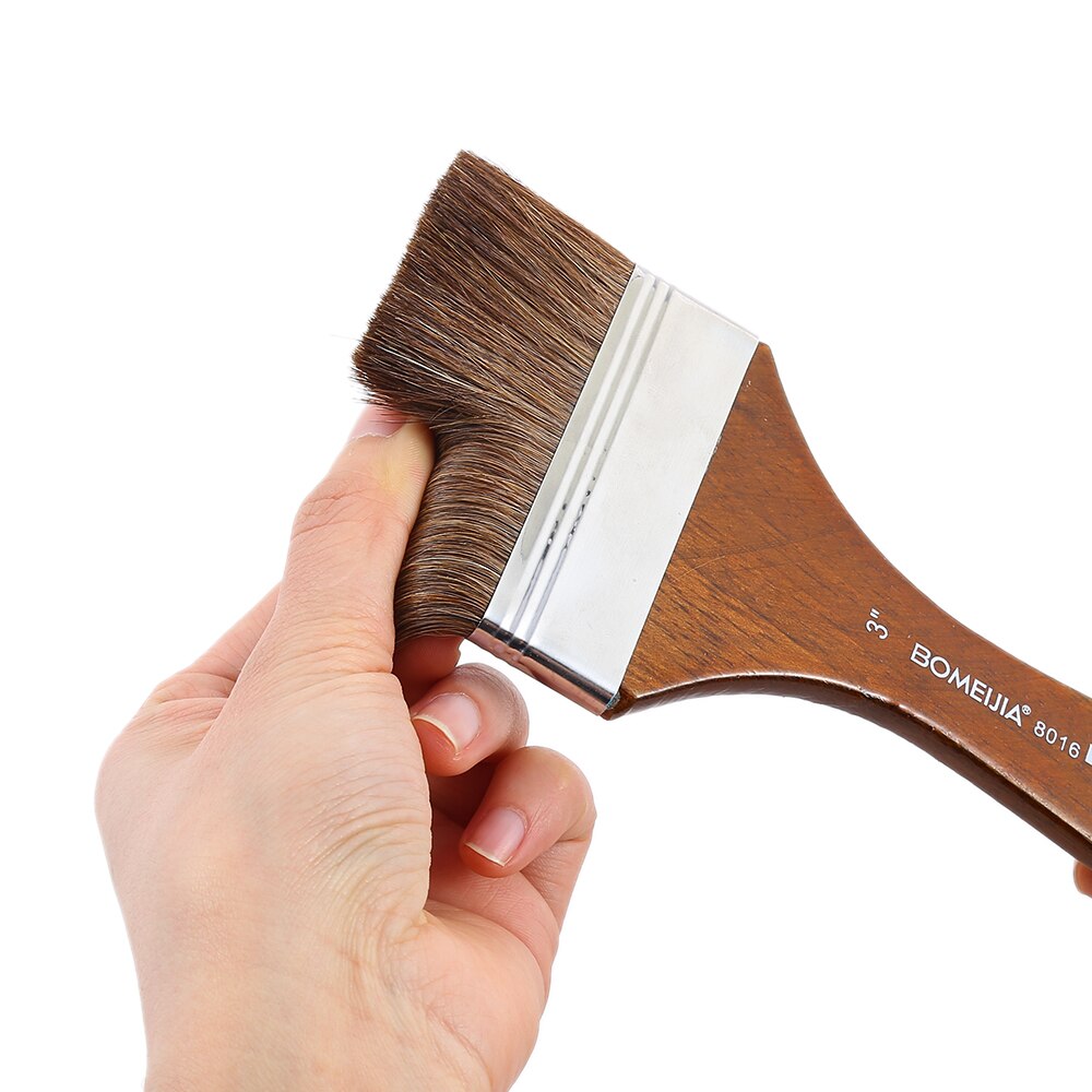 1Pc Paint Brushes Acrylic DIY Graffiti Brush Set For Artist Oil Scrubbing Brush School Drawing Paint Stationery Supplies