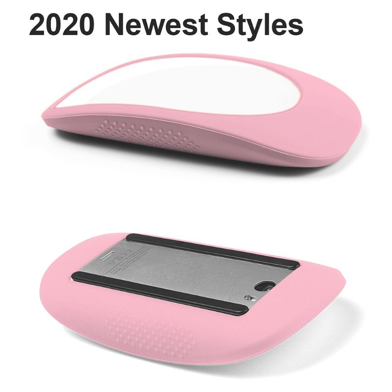 1PC Soft Silicone Mouse Protective Case for Magic Mouse 2 Gen Accessories Quick Release Anti-scratch Shell Skin Housing Cover: Pink