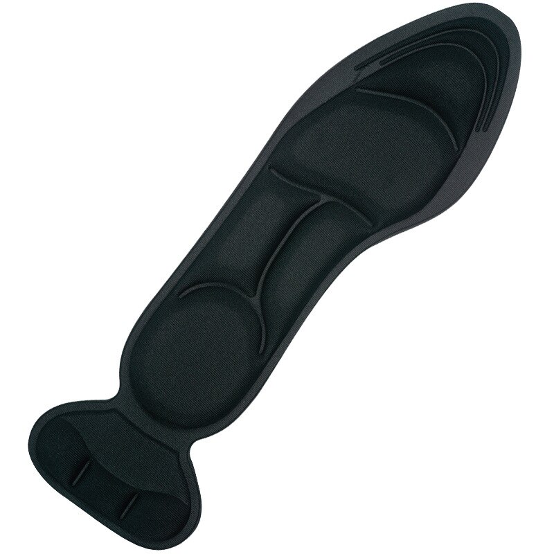 2 Stuks Kan Worden Gesneden Hoge Hak Voet Pad Memory Foam Inlegzolen Voor Schoenen Anti Slip Sport Ondersteuning Inserts Running kussen Pijnbestrijding: Black