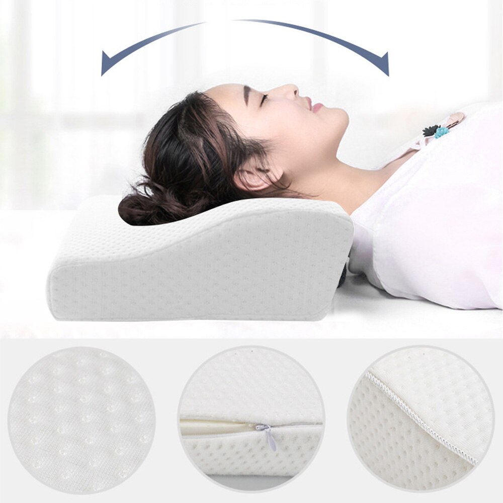 Memory Foam Gel Pillow Summer Ice-cool Anti-snore Slow Rebound Sleep Pillow Orthopedic Soft Health Care Neck Pillow Home Bedding