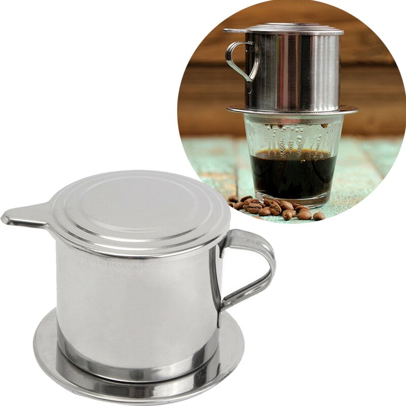 1 Set Draagbare Koffie Infuus Koffiezetapparaat Filter Filter Vietnamese Stijl Koffie Pot Barista