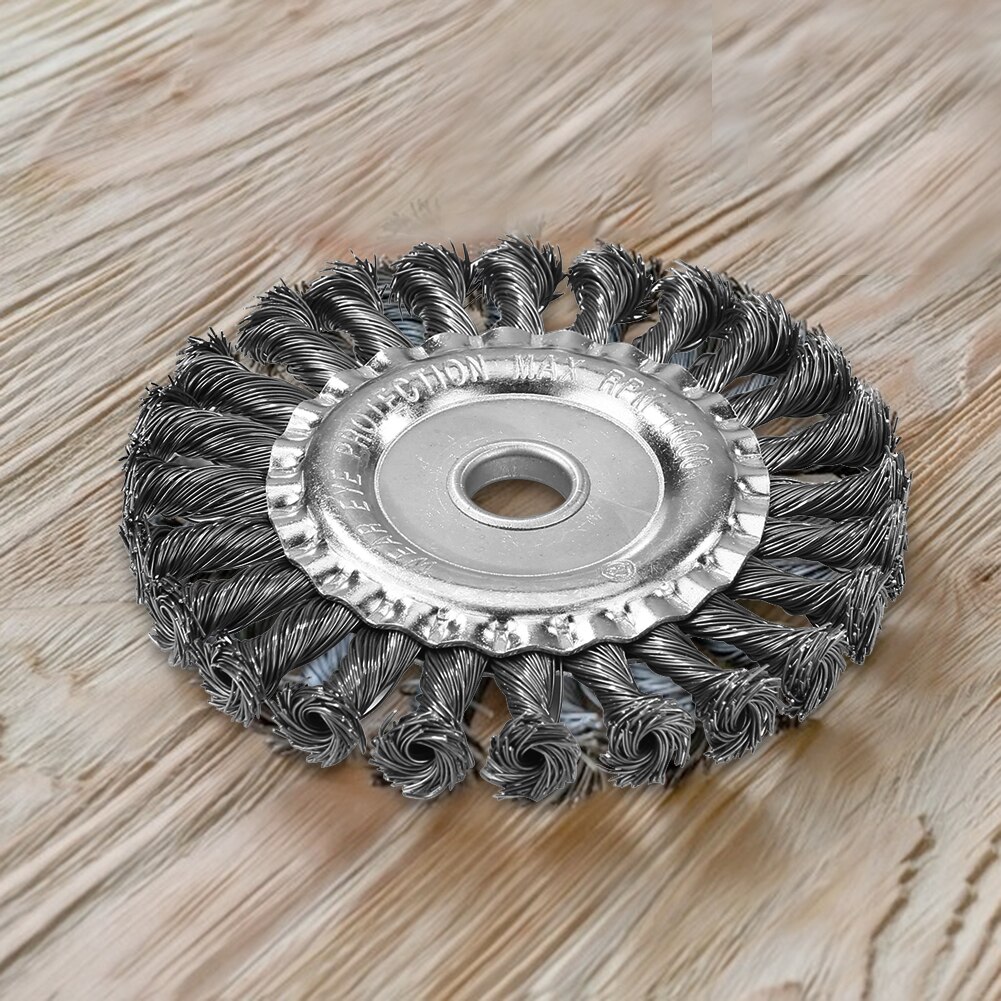 100/125mm Grass Trimmer Head Steel Wire Trimming Head Rusting Brush Cutter Mower Wire Weeding Head for Lawn Mower
