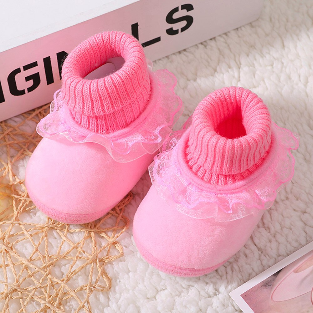 25 # neugeborenen Baby Mädchen Weiche Schuhe Sohlen Spitze fest drucken Weben Schuhe Krippe Schuhe lässig Baumwolle Schuhe Für Mädchen ohne Schnürsenkel