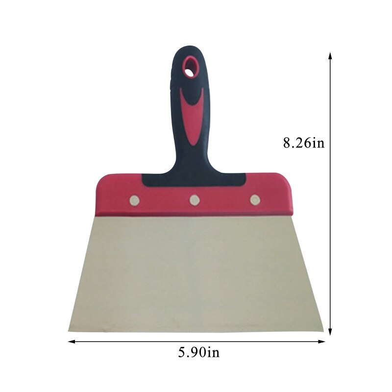 TTLIFE Kitchen Coating Spatula for Chocolate Scraper Stainless Steel Dough Scraper Chocolate Baking Pastry Tools: S