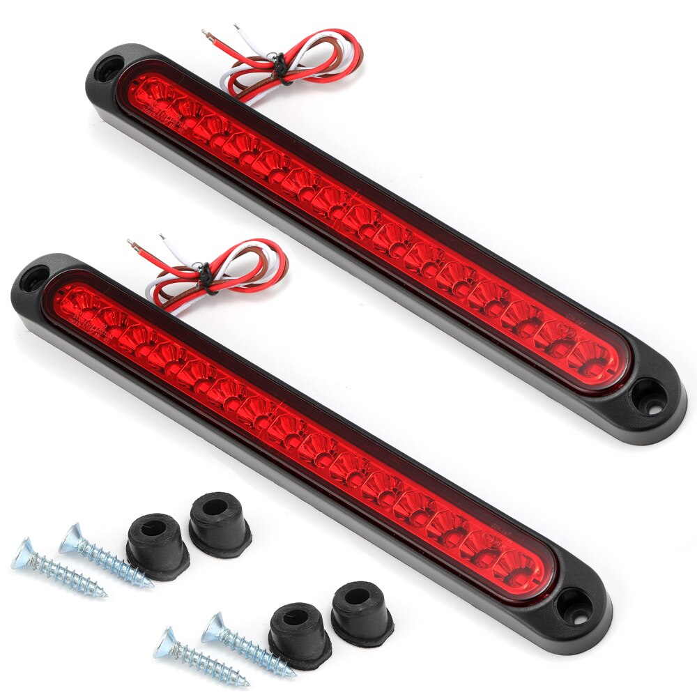 1pc 15 førte baglygte stop signal signal trailer led lys lastbil førte 24v lastbil lys førte baglys 10-30v bagbremselys