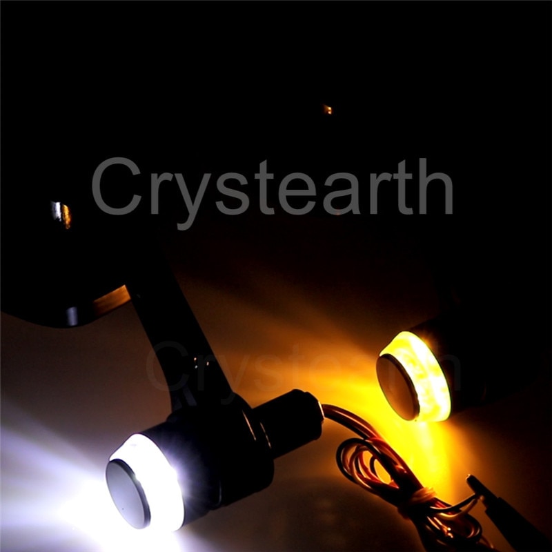 7/8 "22mm uniwersalny motocykl kierownica bar kończyć się lusterka lusterko wsteczne w/kierunkowskazy dla Honda SUZUKI Kawasaki Harley