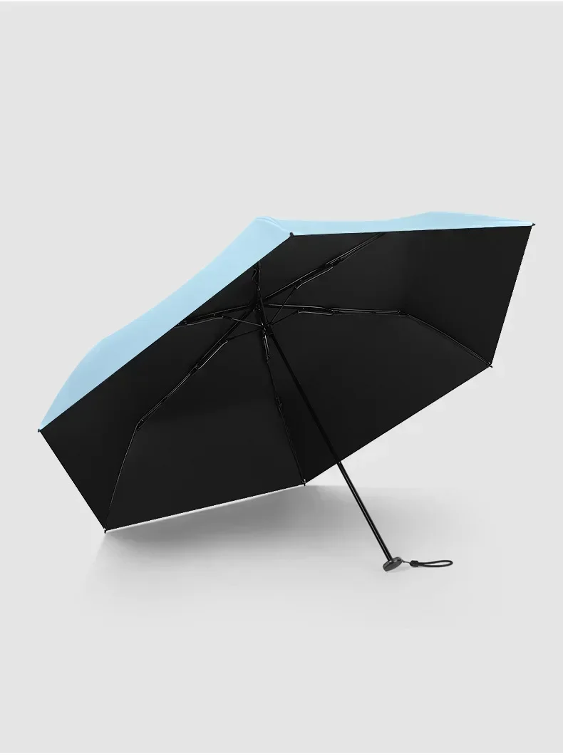 Guarda-chuva dobrável de fibra de carbono anti uv chuva guarda-sol elegante portátil à prova de vento lâmpada guarda-sol feminino e masculino