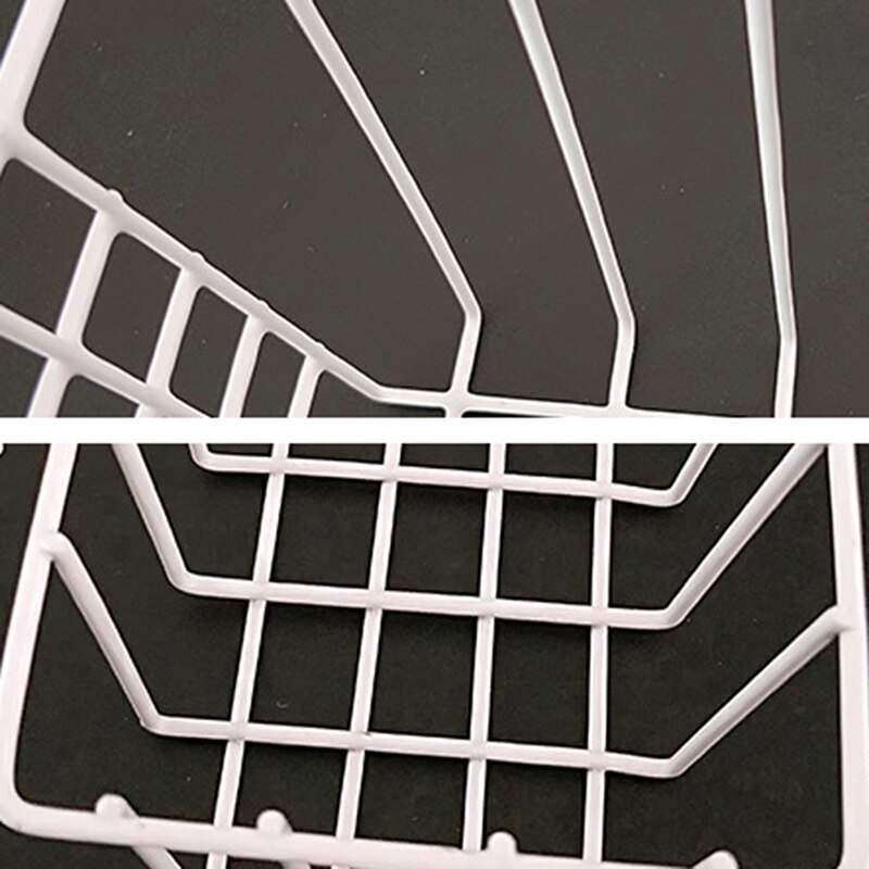 Hanging Basket Metal Wire Wall Hanging Storage Basket Home Flower Pot Display Holder XBFF