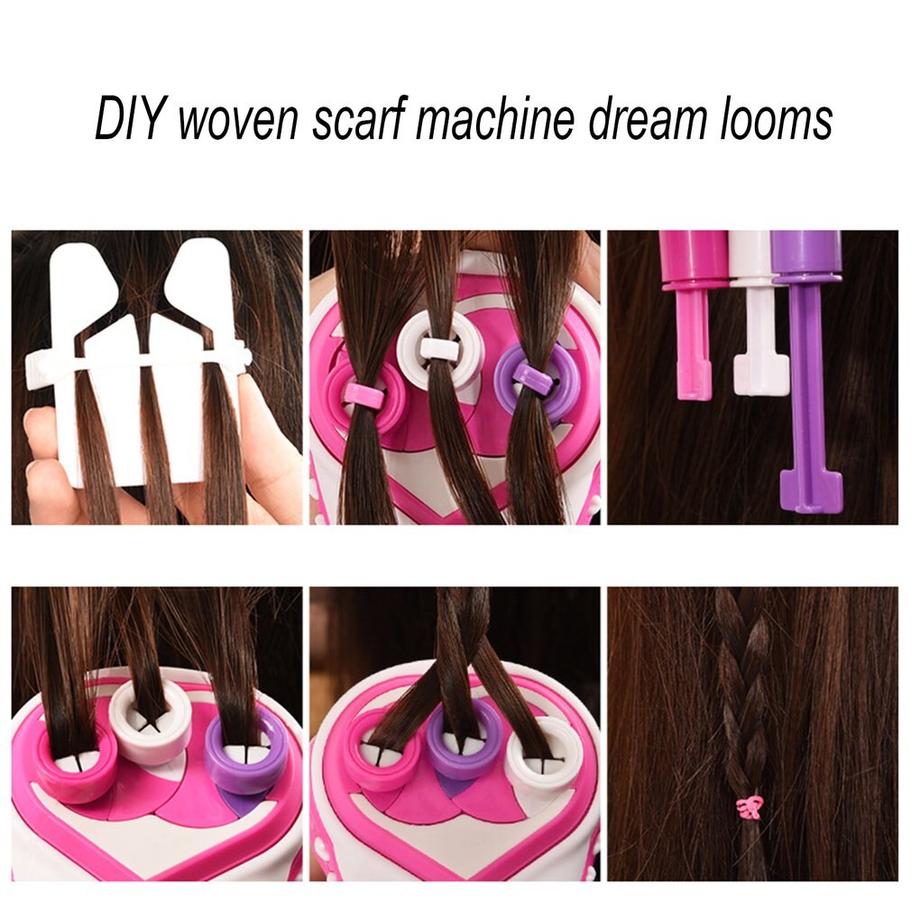 Trenza de pelo eléctrica automática para niña, herramienta de peinado trenzado con estilo, máquina trenzadora de giro, rodillo de tejido trenzado de cabello